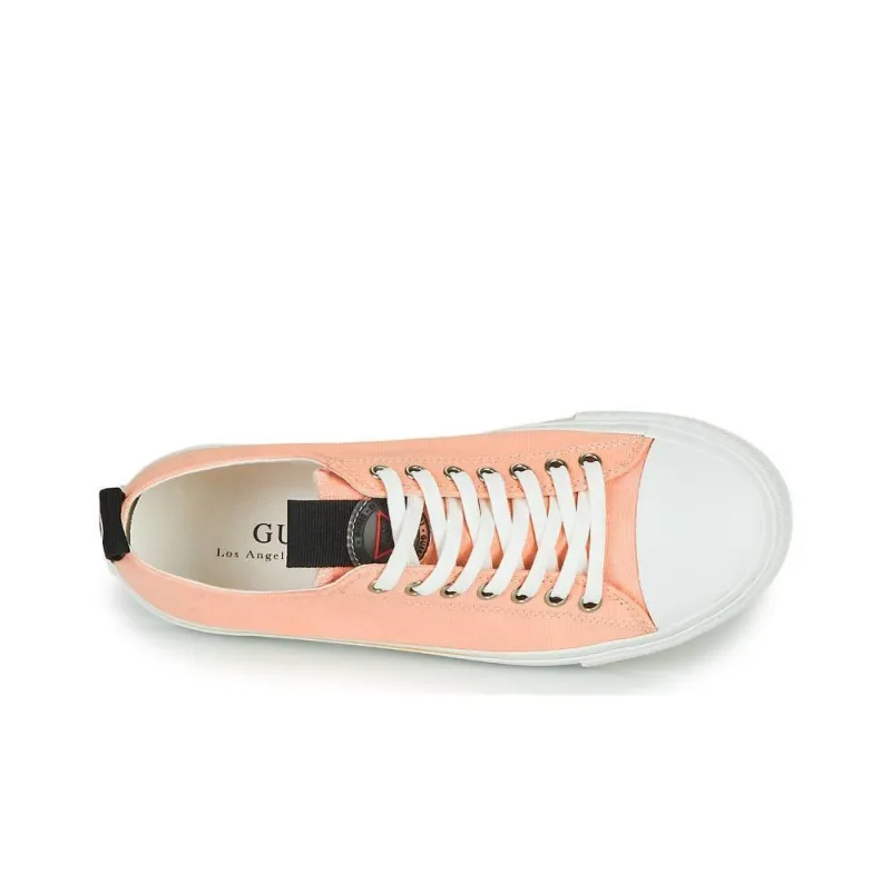 GUESS Ederla Abrasion Resistant Low Top Skateboard Shoes Women's Pink-11