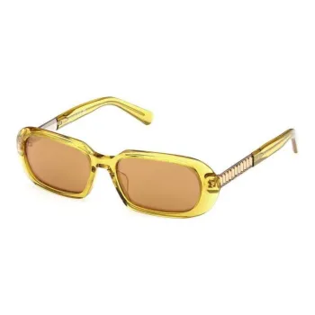 Swarovski Rectangular Sunglasses Women's Yellow