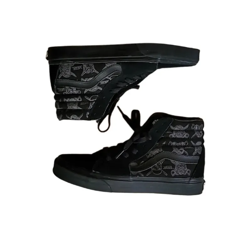 CDG x Vans SK8 Slip-Resistant Coverage High-Top Skateboard Shoes Unisex Black-2