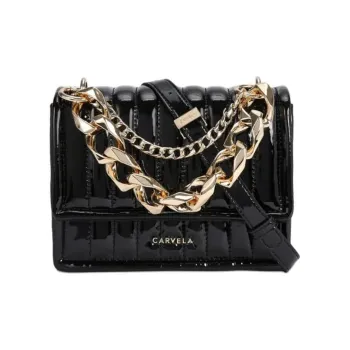 Kurt Geiger London Patent Leather Crossbody Bag Shoulder Bag Mini Women's Black