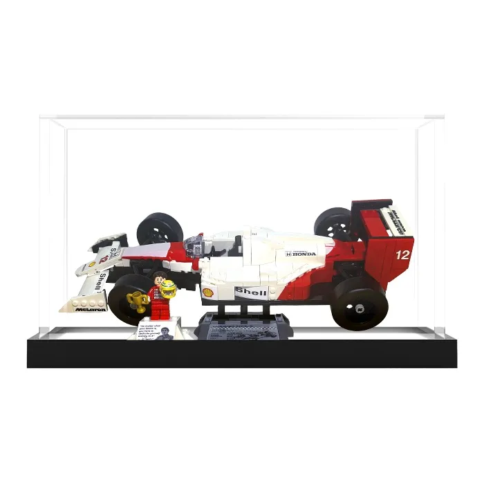 KGBOX Building Block ICONS Collection 10330 McLaren MP4 Light Style 1 Body Display Case Model Accessories-1