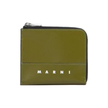 MARNI Logo Printed Zip-Around Wallet