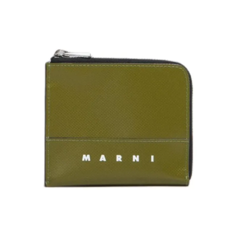 MARNI Logo Printed Zip-Around Wallet-0