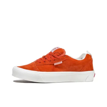 HOMDOON Coverage Wear Resistant Low Top Skateboard Shoes Unisex Dirty Orange