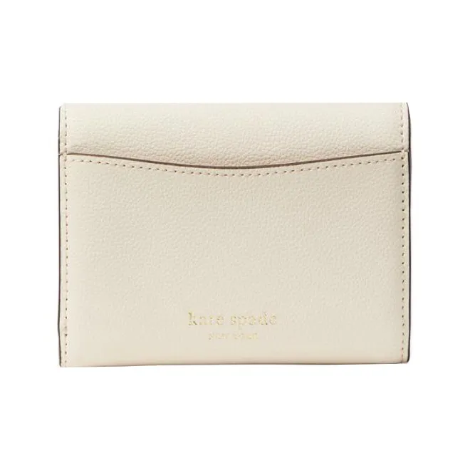 Kate Spade Voyage Cow Leather Wallet Small Size Women's White-1