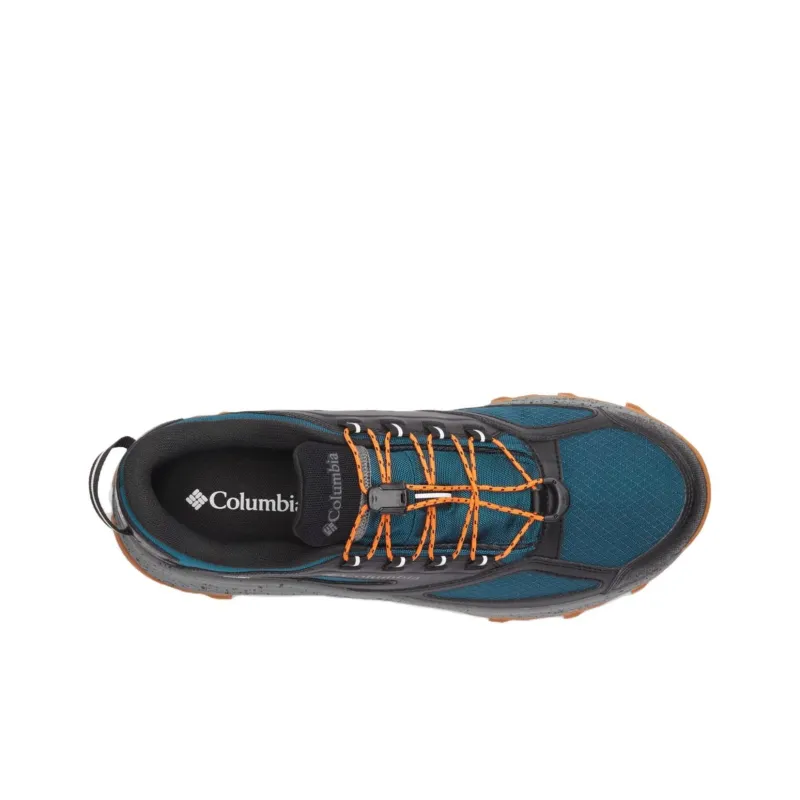 Columbia FLOW MORRISON Slip-Resistant Water-Resistant Low-Top Trekking Shoes Men's Black Blue-3