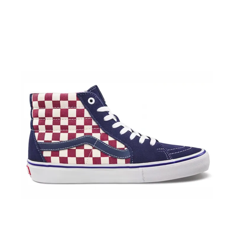 Sk8 Vans Hi Pro 'Checkerboard Dress Blues'-1