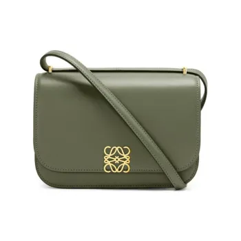 LOEWE Silk Calfskin Handbag, Shoulder Bag, Crossbody Bag Small Size Women's Avocado Green