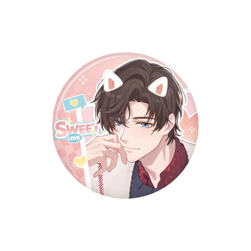 MIHOYO Raven, Artem Wing, Marius Von Hagen, Mo Yi Love Heart Collection Badges-1