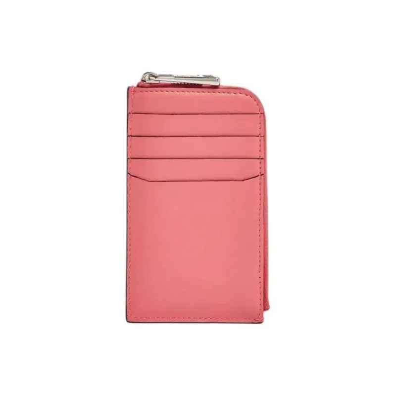 Moncler Soft Leather Wallet Women's Pink-2
