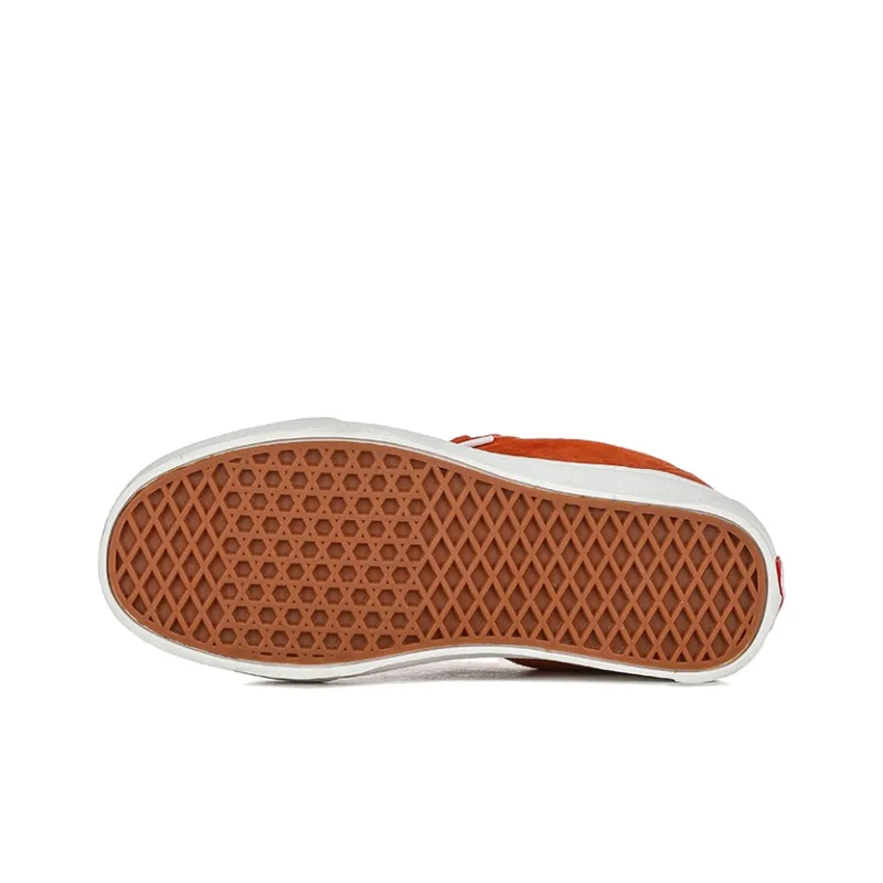 HOMDOON Coverage Wear Resistant Low Top Skateboard Shoes Unisex Dirty Orange-4