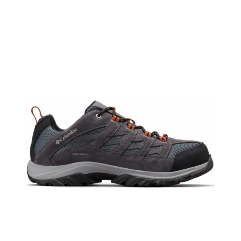 Columbia CRESTWOOD Waterproof And Breathable Low-Top Trekking Shoes Men's Umber Black-1