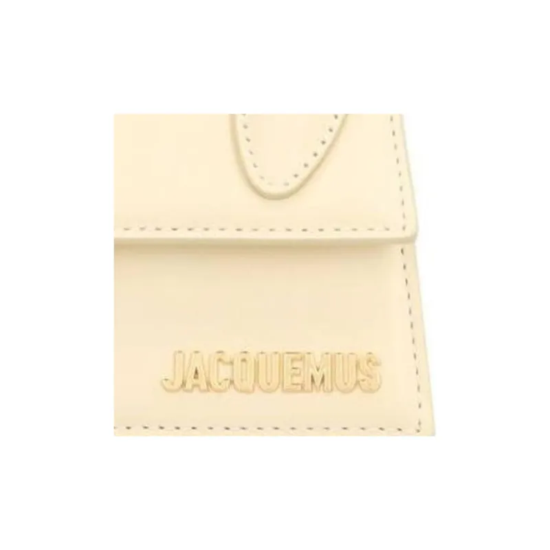 Jacquemus Le Chiquito Calfskin Shoulder Bag, Crossbody Bag, Handbag Mini Women's White-5