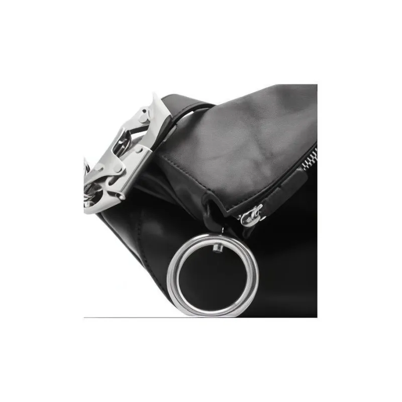 Burberry Calfskin Knight Bag, Crossbody Bag, Shoulder Bag Women's Black-8