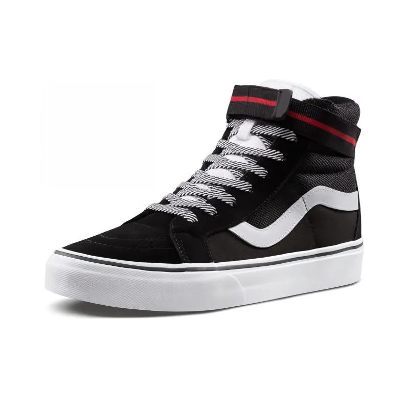 Vans SK8 Hi Reissue 'Denim 2 Tone' Shoes Black/White-1