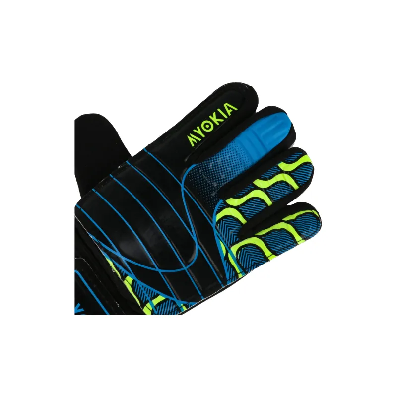 MYOKIA Goalkeeper Gloves Unisex Black/Blue/Yellow-1
