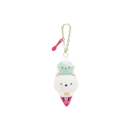 SAN X White Bear 31 Ice Cream Collection, Hanging Dolls Plush Pendant
