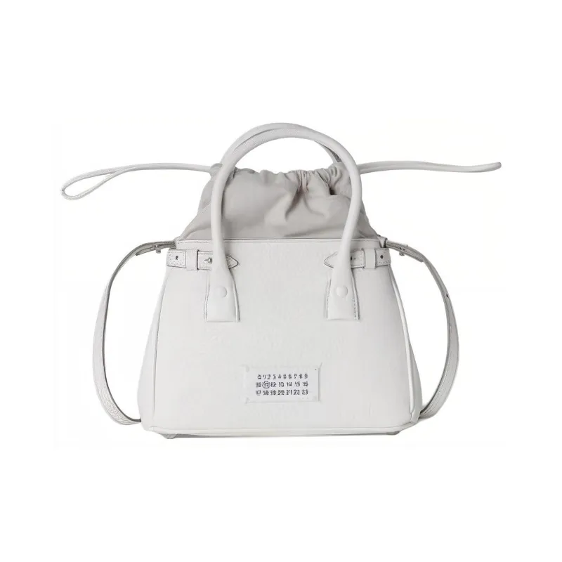 Maison Margiela Calfskin Shoulder Bag, Crossbody Bag, Handbag Women's White-0