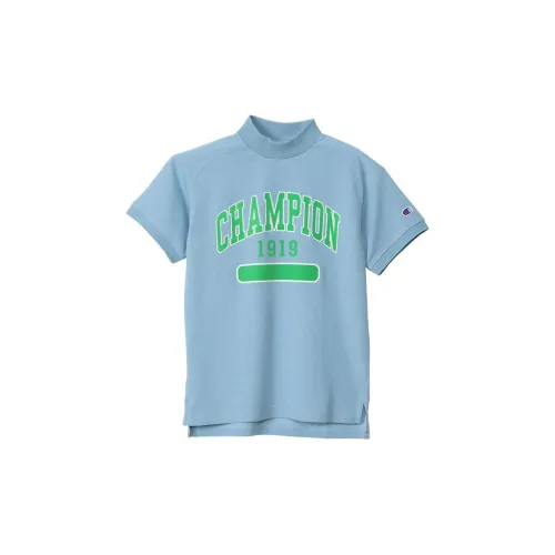 Champion T-Shirts Women's Light Blue