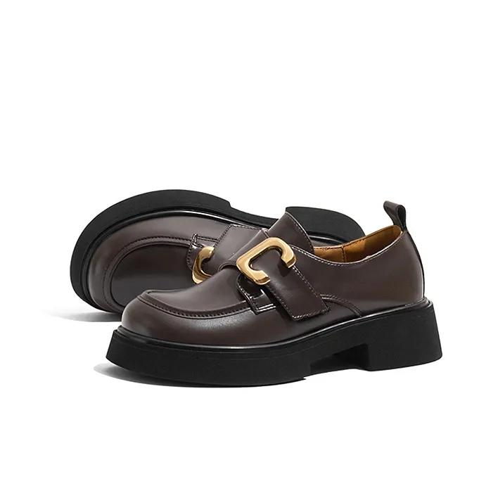 Old Meow British Style Loafers 5cm Women's-9