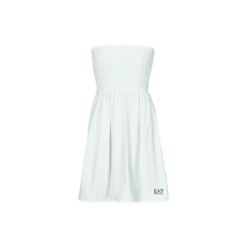 EMPORIO ARMANI Sleeveless Dresses Women's White