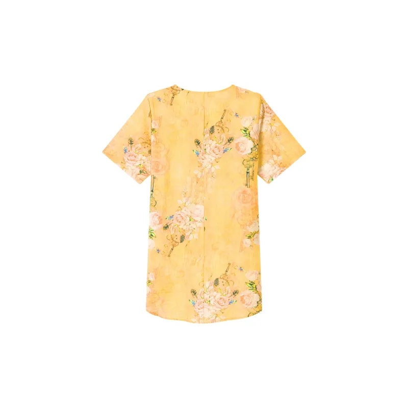 H YXIANG Chiffon Shirts Women's-7