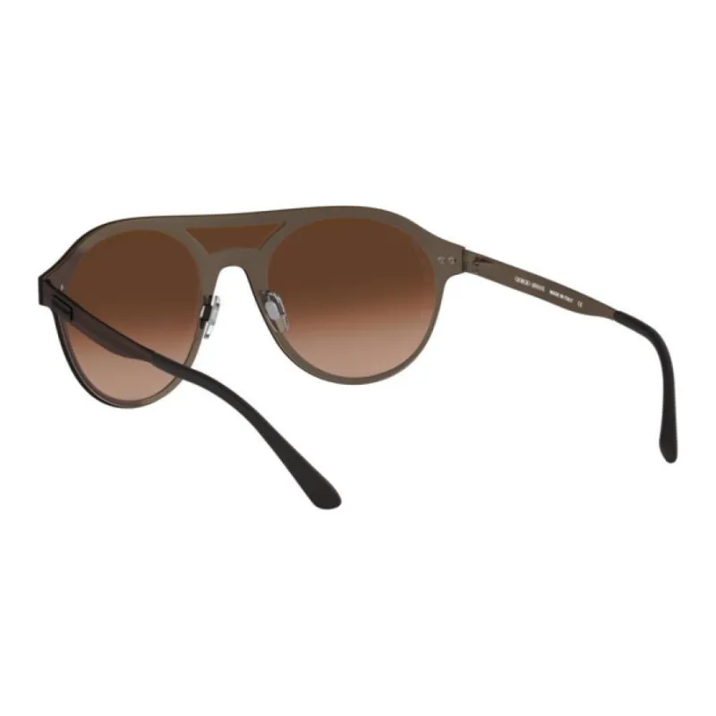 GIORGIO ARMANI Aviator Sunglasses Women's Brown-3