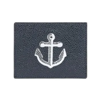 THOM BROWNE Anchor Embroidered Cardholder