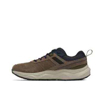 Columbia PLATEAU VENTURE Cushioning Breathable Low-Top Trekking Shoes Men's Brown Asian Version