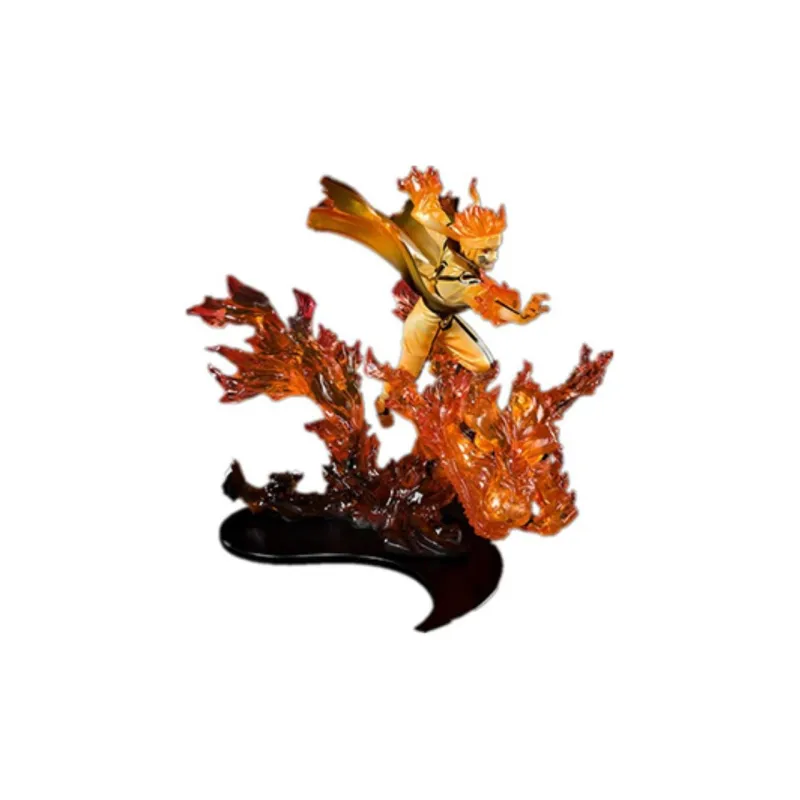 BANDAI Naruto Uzumaki Naruto Shippuden Ninetales Jūma Tailed Beast Armor Scale Figures-1
