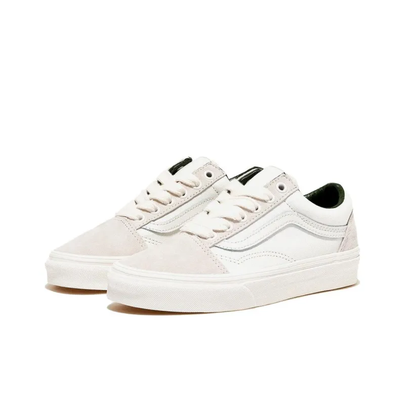 Old Skool Vans 'White Green'-2
