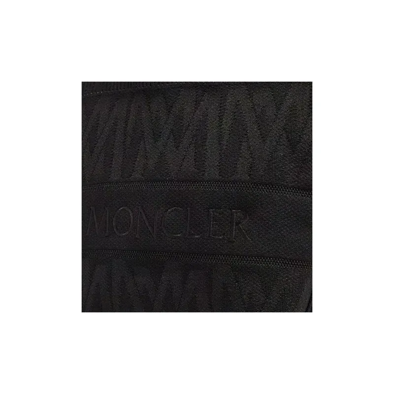 Moncler Logo Embroidered Knit Tote Bag-5