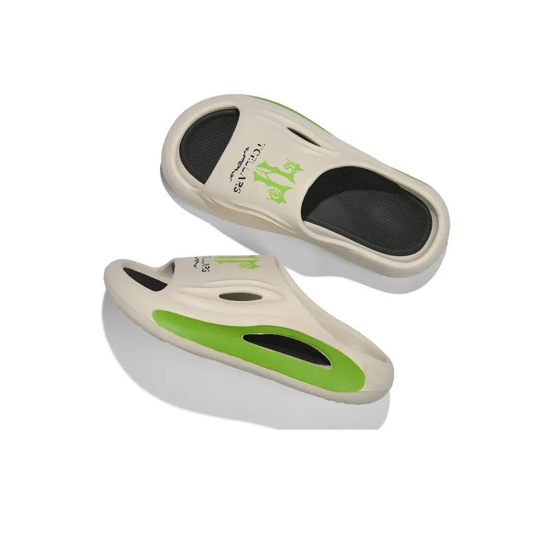 TCELLARS Graffiti Quiet Slip Resistant Odor Resistant Abrasion Resistant Quick Dry Antibacterial Slide Slippers Unisex-5