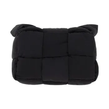 Bottega Veneta CASSETTE Polyamide Crossbody Bag, Shoulder Bag Mini Unisex Black