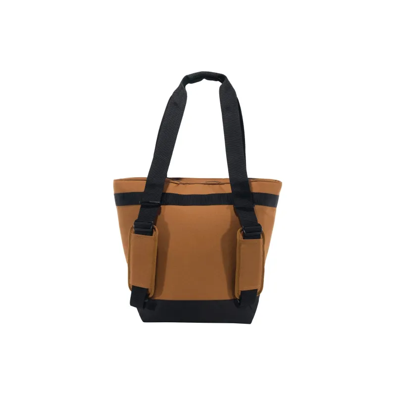 Carhartt Water-Resistant Fabric Handbag Unisex Brown-1