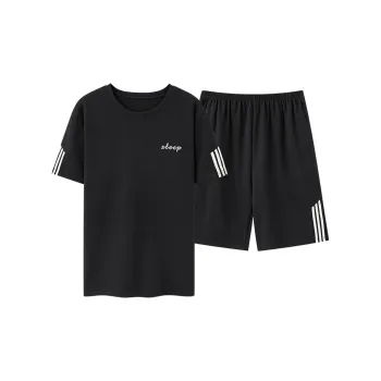 Mulong Family Pajama Set Men's Black