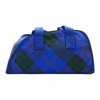 Burberry Polyamide Portable One Shoulder Travel Bag Men's Blue Green
