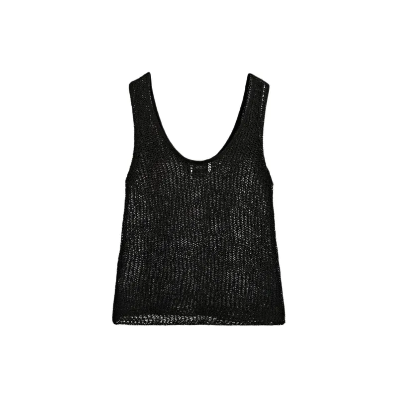 Massimo Dutti Tank Top Women's Black-1