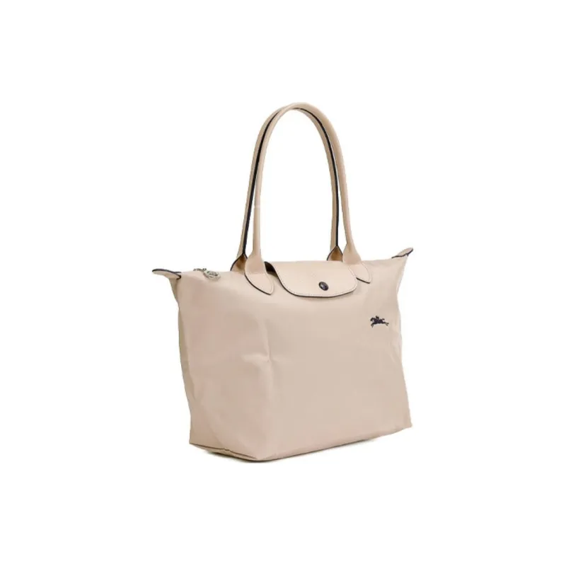 LONGCHAMP Le Pliage Club Canvas Bag, Tote Bag, Shopping Bag, Dumpling Bag, Handbag, Shoulder Bag Women's Camellia White-1