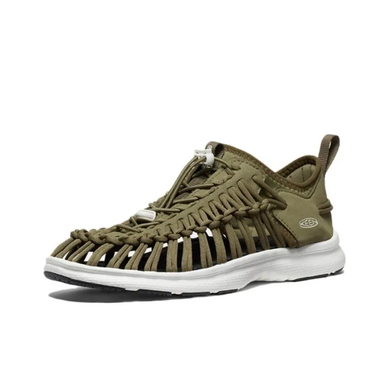 KEEN Uneek O3 Breathable River Trekking Shoes Men's Green-1