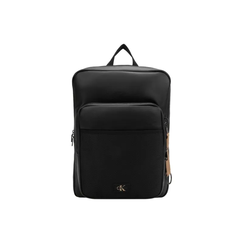 CALVIN KLEIN Synthetic Material Backpack Men's Space Black-0