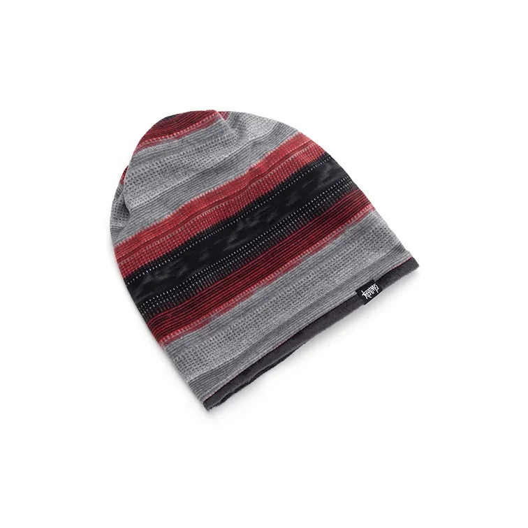 KENMO Acrylic Beanies Unisex Red/Blue/Green-4