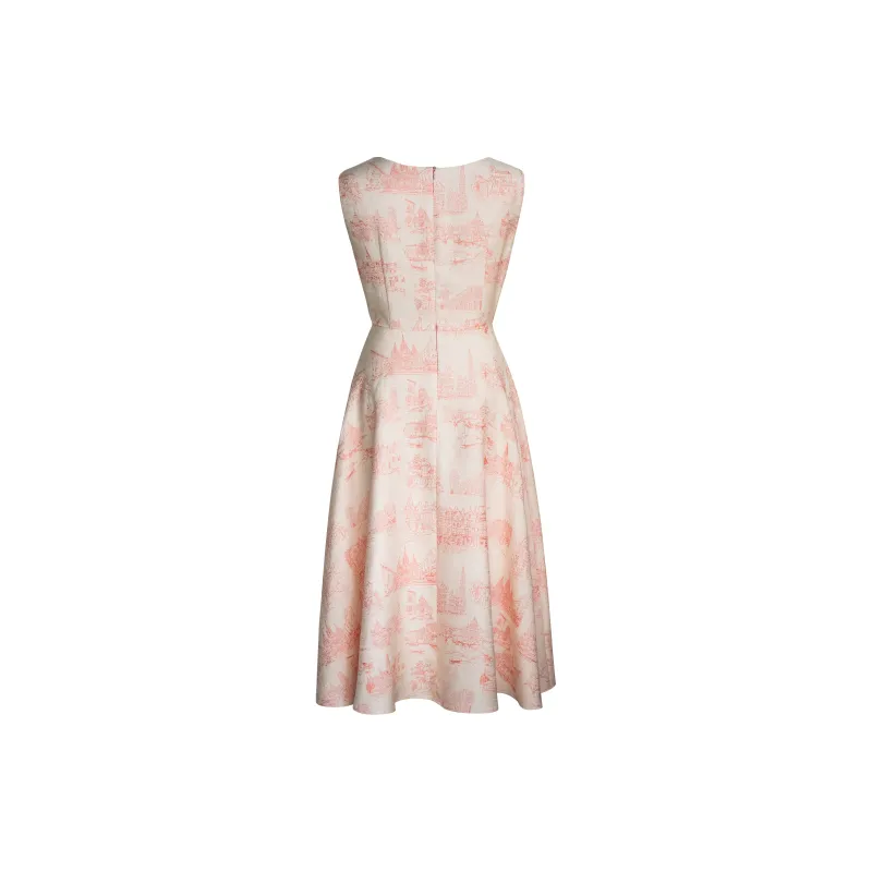 ROEYSHOUSE Sleeveless Dress Women's Light Pink-1