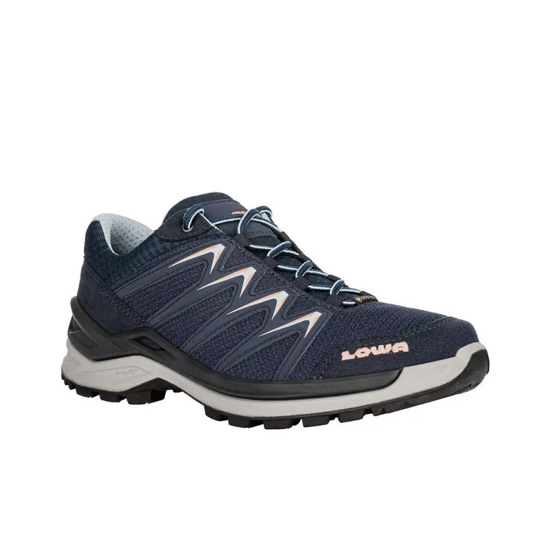 Lowa INNOX PRO Wear-resistant And Waterproof Low-Top Trekking Shoes Women's Blue-2