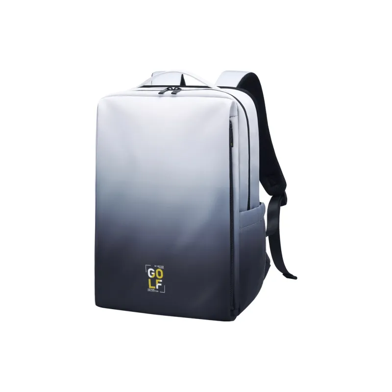 GOLF Fabric 15.6 Laptop Backpack Backpack Large Size Men's Ink Wash/Light Blue-0