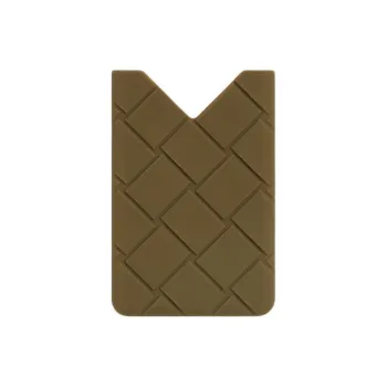 Bottega Veneta Silicone Card Holder Men's Mud