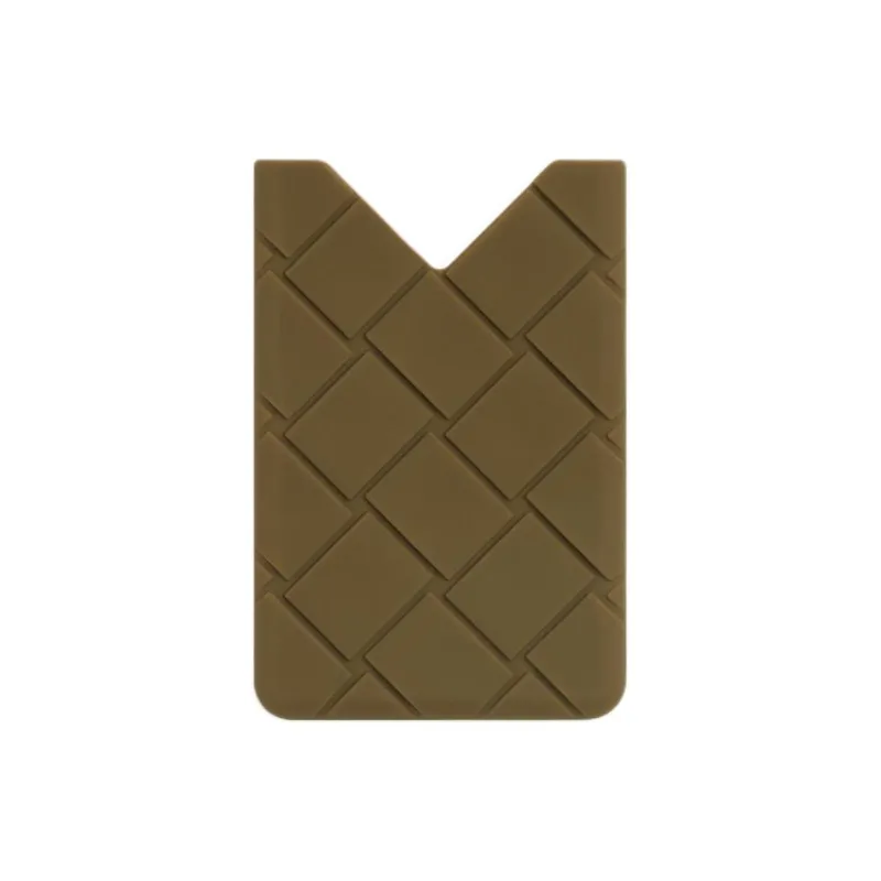Bottega Veneta Silicone Card Holder Men's Mud-0
