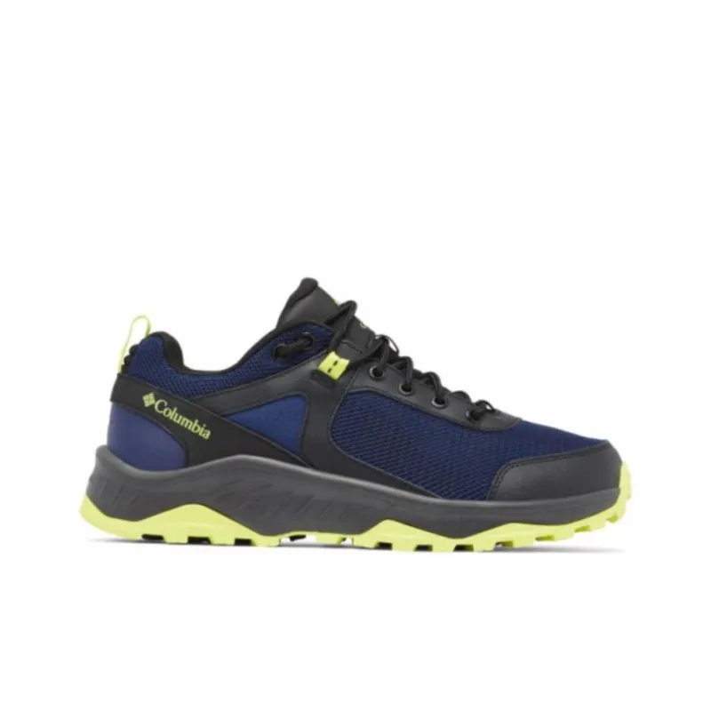 Columbia TRAILSTORM ASCEND Waterproof And Breathable Low Top Trekking Shoes Men's Blue Black Yellow-1