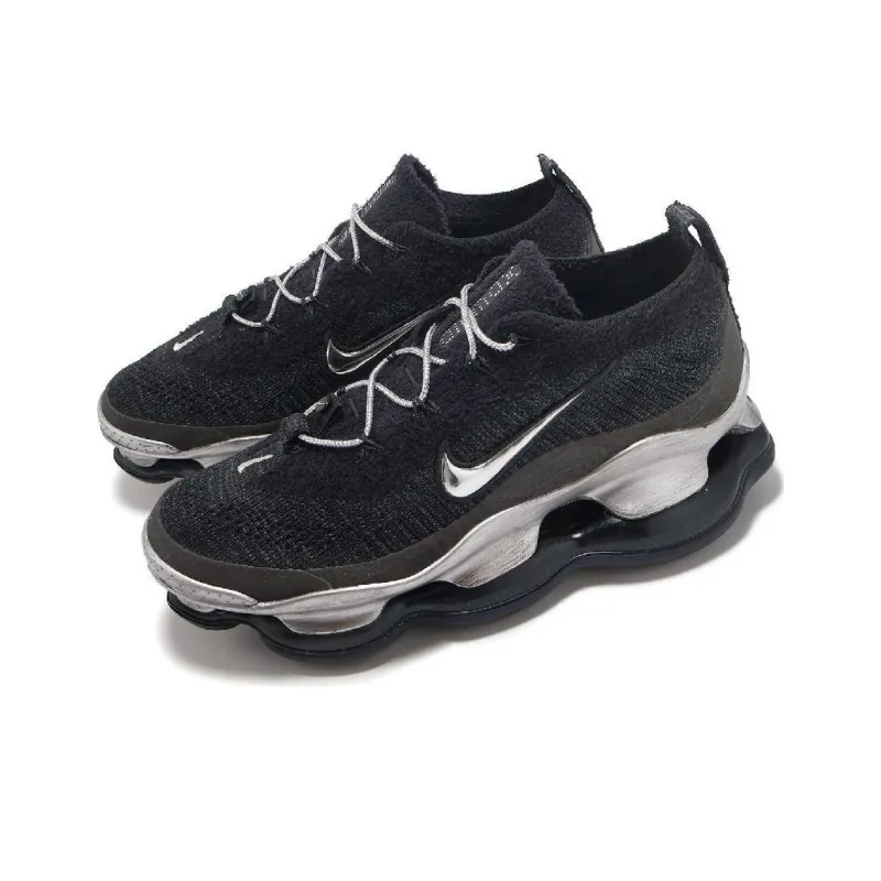 Nike Air Max Scorpion Fk 'Black Metallic Silver' Women's-2