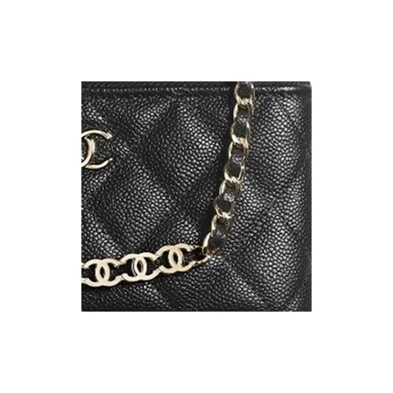 CHANEL Caviar Grain Embossed Calfskin Box Bag, Handbag, Shoulder Bag, Crossbody Bag Women's Black-8